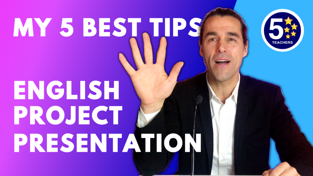 pink bluish hues in the background with Mr Davido in a black suit and a white shirt showing an open hand indicating the number 5, the 5StarTeachers logo appears in the right hand corner